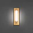 WAC Lighting WS1186 Portos 4-CCT LED Wall Sconce, Aluminum & Ribbed Glass