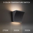 WAC Lighting WS-57205 Cornice LED Wall Sconce, ACLED Tri-CCT Aluminum