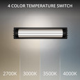 WAC Lighting WS-W175 Moline 4-CCT LED Outdoor Wall Light