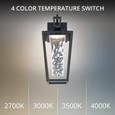 WAC Lighting WS-W335 Manchester 4-CCT LED Outdoor Wall Light