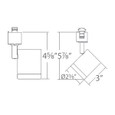 WAC Lighting TK-8010/3-CS Charge 8010 3-Light LED Track Kit, 5-CCT Selectable