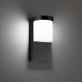 WAC Lighting W241315-CS-BK Midtown LED Indoor/Outdoor Wall Sconce, Die-Cast Aluminum