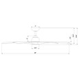 WAC Lighting F-111 Zeke 5-Blade LED Smart Ceiling Fan
