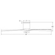 Modern Forms FH-W1811 Aviator 54" 3-Blade Smart Flush Mount Ceiling Fan, DC Motor