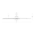 Modern Forms FR-W2001 Renegade 8-Blade Wet-Rated DC Ceiling Fan