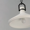 Maxim Lighting Lumi 16" White Plaster Pendant