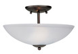 Maxim Lighting MAX-10042 Logan 2-Light Semi-Flush Mount