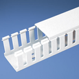 Panduit G1X1.5LG6 Wide Slot Wiring Duct Base, PVC, Light Gray