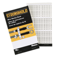 Panduit StrongHold PCMB Series Pre-Printed Wire Marker Book, Vinyl Cloth