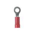Panduit EV18 StrongHold Insulated Ring Terminal, Vinyl, Red, 22-18 AWG