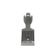Panduit FCM2-A-T14 Flat Cable Mount, Gray, Nylon 6.6, Rubber Adhesive