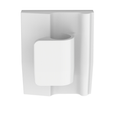 Panduit ACC38-A-C Adhesive-Mount Wire Clip, Nylon 6.6