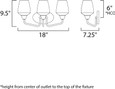 Maxim Lighting Goblet 3-Light Bath Vanity