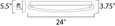 Maxim Lighting Icycle 24" LED Bath Vanity