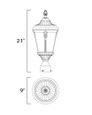 Maxim Lighting Sentry 1-Light Outdoor Pole/Post Mount