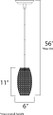 Maxim Lighting Glimmer 3-Light Pendant
