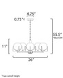 Maxim Lighting Finn 5-Light Chandelier