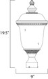 Maxim Lighting Carriage House VX 1-Light Outdoor Pole/Post Lan