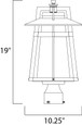 Maxim Lighting Calistoga 1-Light Outdoor Pole/Post Lantern