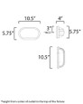 Maxim Lighting Bulwark 1-Light LED Outdoor Wall Sconce MAX-51110