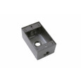 Pass & Seymour Weatherproof Single-Gang Die-Cast Aluminum Box, Bronze