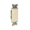 Pass & Seymour TradeMaster Single-Pole Decorator Switch, 15A 120/277V Grounding