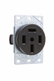 Pass & Seymour 3870 250V 15-R Straight Blade Receptacle, 3-Pole 4-Wire