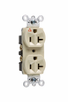 Pass & Seymour Heavy-Duty Spec-Grade Isolated Ground Duplex Receptacle, 20A 125V, Back and Side Wire