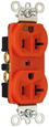 Pass & Seymour Heavy-Duty Spec-Grade Isolated Ground Duplex Receptacle, 20A 125V, Back and Side Wire