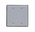 Pass & Seymour WPB Series Blank Wallplate, Brushed Aluminum