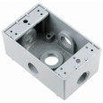 Pass & Seymour WPB Series Weatherproof 5-Hole Outlet Box, Die-Cast Aluminum