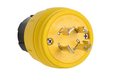 Pass & Seymour 28W7 Series Watertight Locking Plug, Yellow