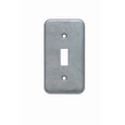 Pass & Seymour Galvanized Steel Single-Gang Handy Box Plate, Decorator Style