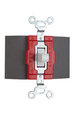 Pass & Seymour Single-Pole, Double-Throw Manual Switch, White, 20A