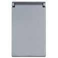 Pass & Seymour 1-Gang Cast Aluminum Weatherproof Decorator/GFCI Outlet Cover