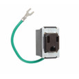 Pass & Seymour 3-Wire Grounding Despard Receptacle, 15A, Brown