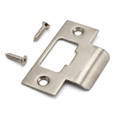 Arrow 300 T-Strike Plate, 2-3/4" x 1-1/8" with 1-1/4" Lip, Square Corner, Bright Brass