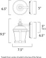 Maxim Lighting Morrow Bay EE 1-Light Outdoor Wall Lantern