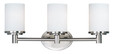 Maxim Lighting Cylinder 3-Light Bath Vanity