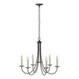 Hubbardton Forge HUB-101160 Simple Sweep 6 Arm Chandelier