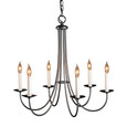 Hubbardton Forge HUB-101160 Simple Sweep 6 Arm Chandelier