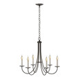 Hubbardton Forge HUB-101160 Simple Sweep 6 Arm Chandelier