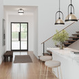 Hubbardton Forge 121380 Atlas Semi-Flush Mount Light