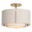 Hubbardton Forge HUB-126501 Exos Small Double Shade Semi-Flush