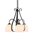 Hubbardton Forge HUB-101441 Sweeping Taper 3 Arm Chandelier