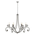 Hubbardton Forge HUB-105055 Bella 6 Arm Chandelier