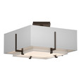 Hubbardton Forge HUB-126507 Exos Square Small Double Shade Semi-Flush