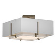 Hubbardton Forge HUB-126507 Exos Square Small Double Shade Semi-Flush