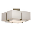 Hubbardton Forge HUB-126507 Exos Square Small Double Shade Semi-Flush