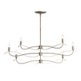 Hubbardton Forge 136350 Willow 6-Light Small Chandelier Hubbardton Forge 136350 Willow 6-Light Small Chandelier